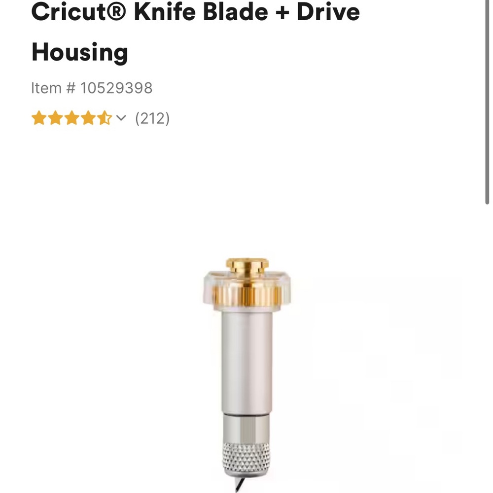 Cricut Knife Blade + Housing